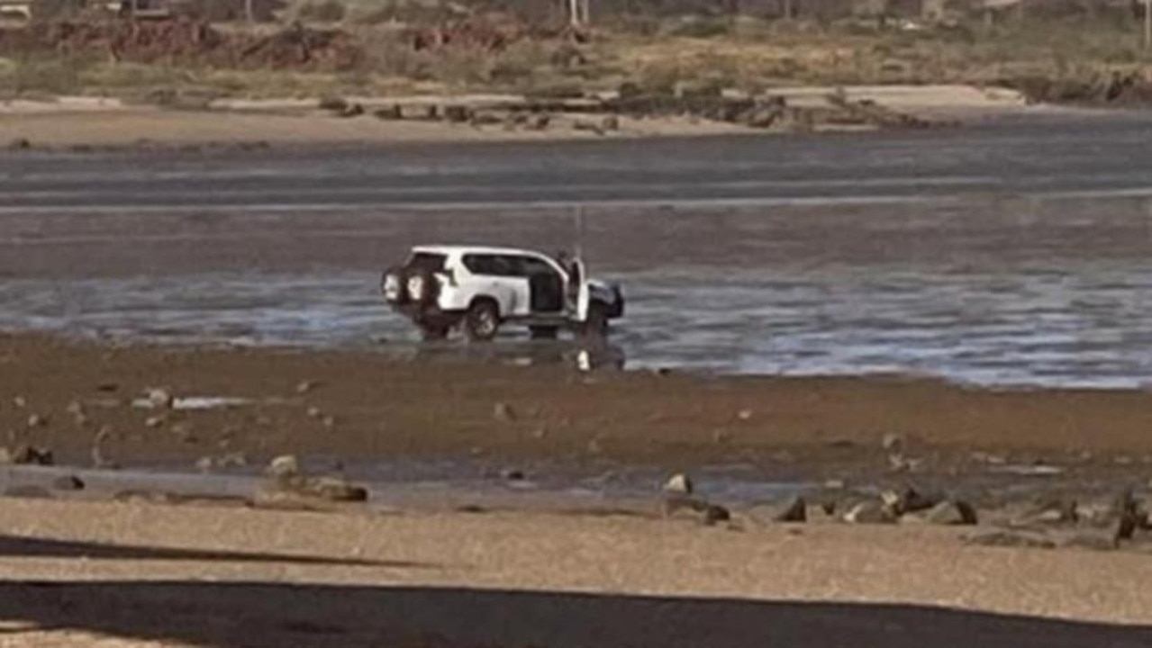 A man allegedly tried to drown his five-year-old child in low tide waters. Credit: Facebook/Facebook