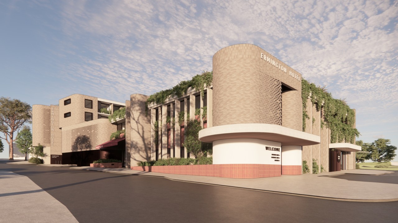 What the revamped Ermington Hotel could look like.
