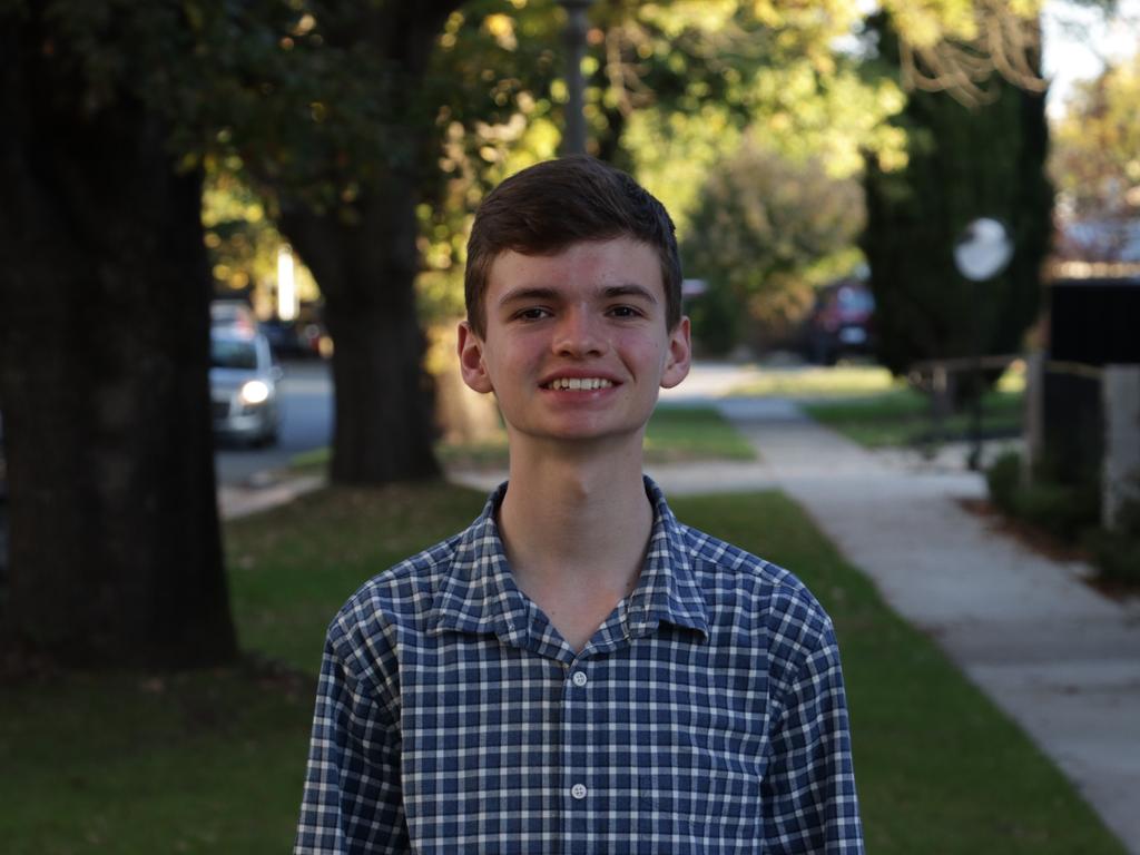 Will Shackel, 18, founder of Nuclear for Australia.