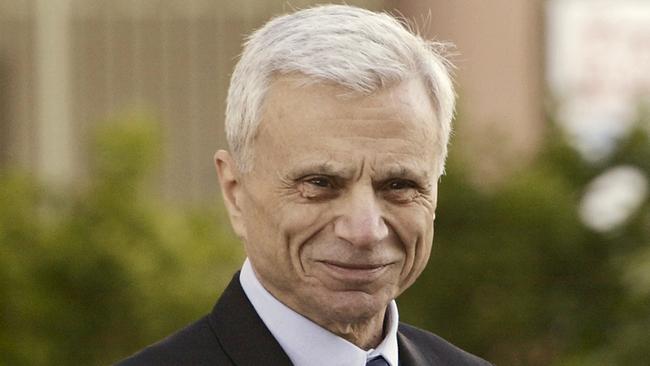 Actor Robert Blake outside the Los Angeles Superior Court in 2004, where he...
