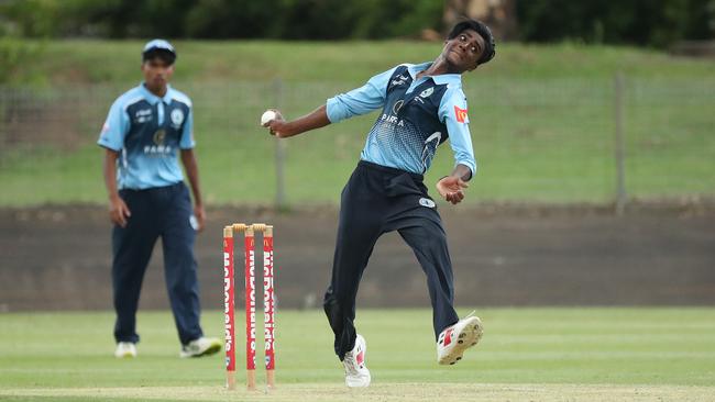 Nilaathan Kulendran at top pace in last season’s Green Shield decider. Photo by Jeremy Ng / Daily Telegraph NewsLocal