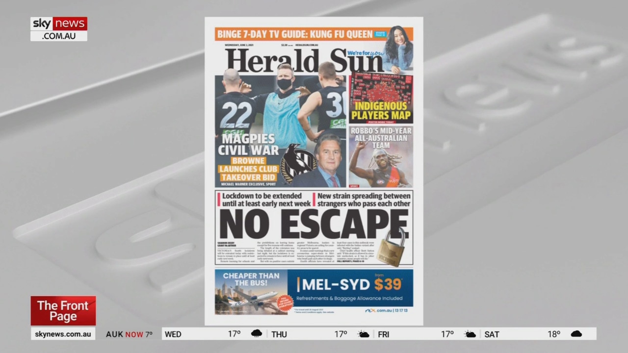 Victoria Government Set To Extend Fourth Lockdown Herald Sun [ 720 x 1280 Pixel ]