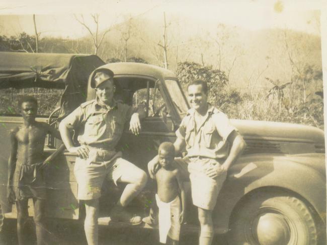 “Bill Collins in Rabaul circa 1941-1942. My father, Wilkie Desmond Collins (aka Bill or Des). Dad was one of a couple of survivors of the Tol Plantation Massacre carried out by the Japanese on February 4, 1942 in Rabaul. Dad was an ambulance driver.” Picture: Supplied by Michael Collins
