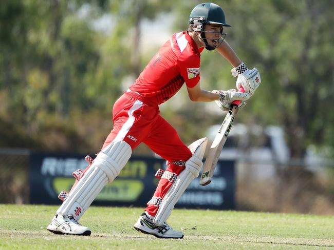 Allrounder Hugo Matthias played three B Grade games in 2021. Picture: Waratah CC.