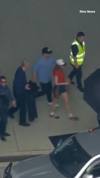 Taylor Swift boards private jet for flight into Sydney