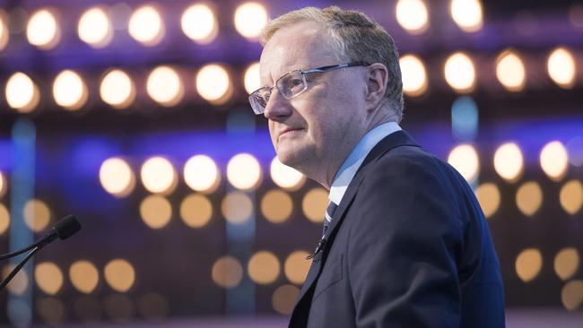 RBA governor Philip Lowe is fighting for his future at the head of the central bank. Picture: Bloomberg