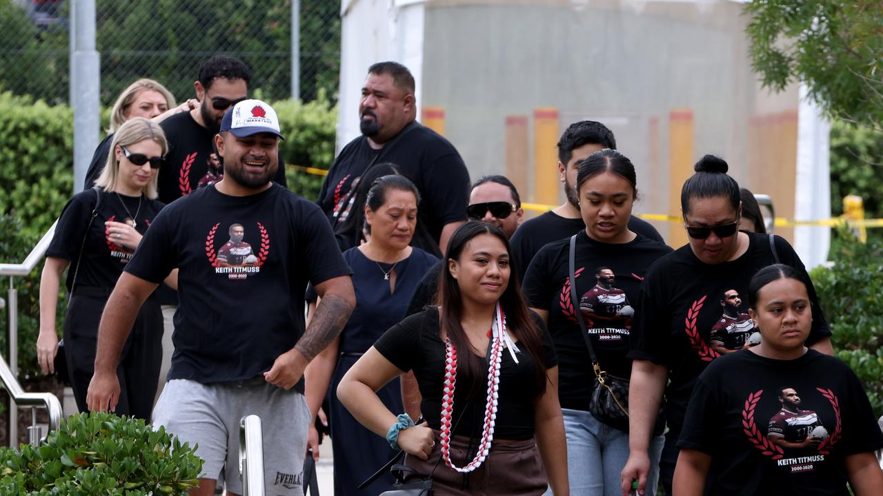 Family and supporters have regularly attended the court. Picture: NCA NewsWire / Damian Shaw