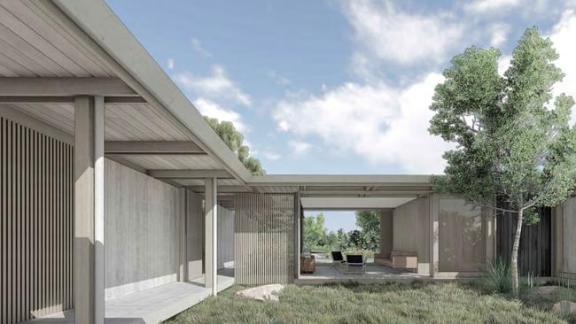 A concept image of the home and interior garden. Picture: Aphora.