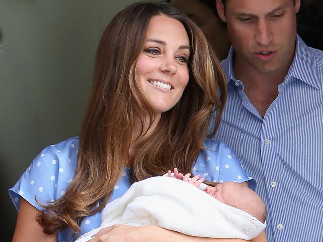 The Duchess of Cambridge looked effortless as she stepped out with her firstborn son, Prince George. Picture: Chris Jackson/Getty Images