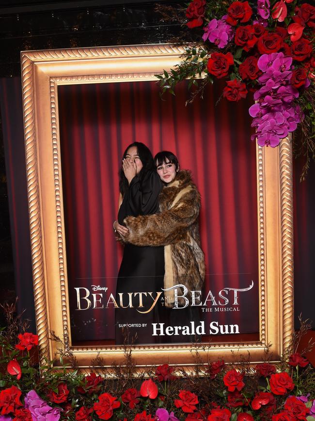 Opening night: Beauty and The Beast at Her Majestys Theatre, Melbourne. Picture: Josie Hayden