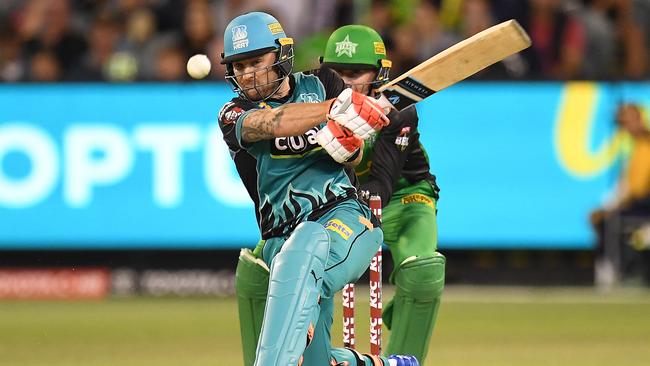 Brendon McCullum ignited the Heat to a comfortable win over the Stars. Picture: AAP