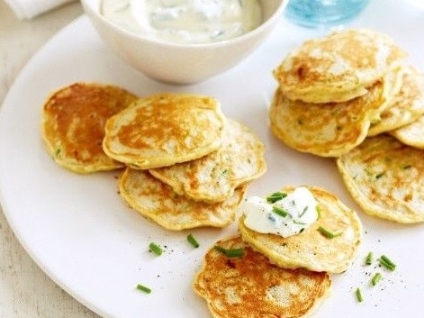 Breakfast visitors can be welcomed with pancakes topped with fruit and drizzled with any leftover custard.