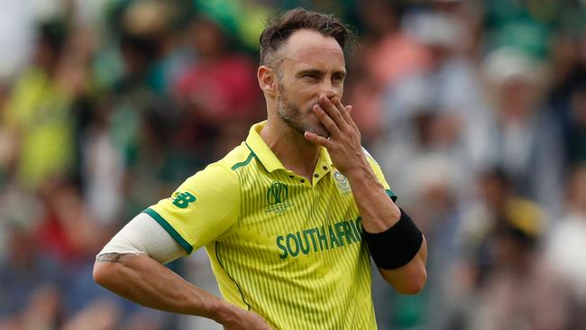 Faf du Plessis was among the stars to be left on the board. Picture: AFP