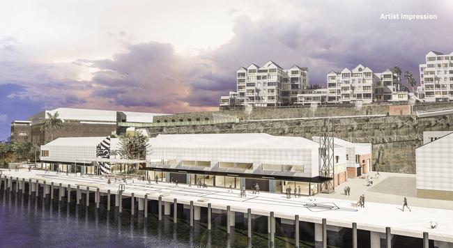 While it has new buildings the Sydney Harbour Trust said the site’s indigenous, gas works and naval history would be recognised. Picture: Sydney Harbour Trust