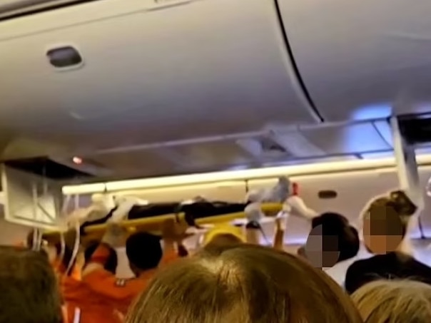 Images from inside Singapore Airlines flight SQ321. The flight from London Heathrow was forced to divert to Bangkok after experiencing severe turbulence while entering airspace in the region. Twitter