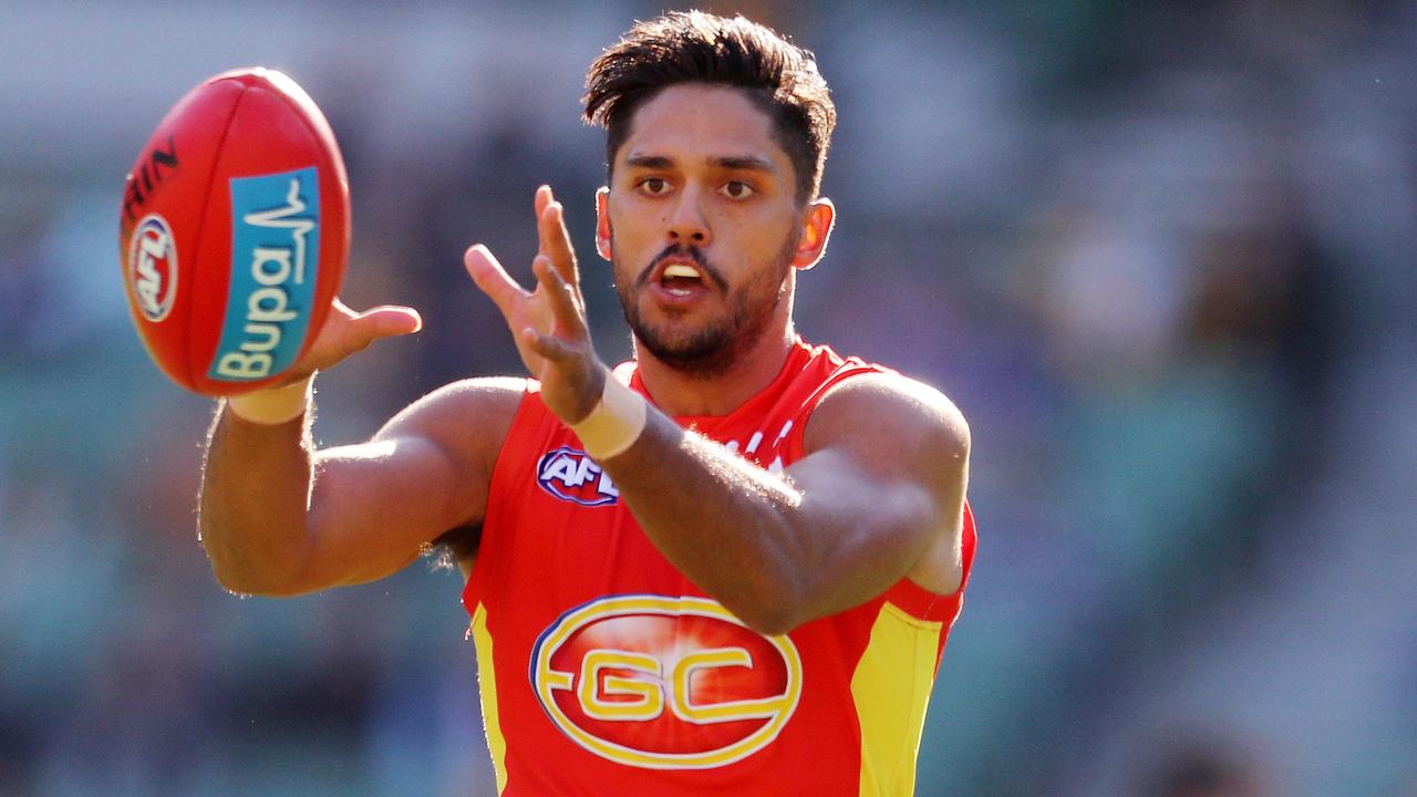 Gold Coast Suns' Aaron Hall is set to move clubs. Picture: Michael Klein