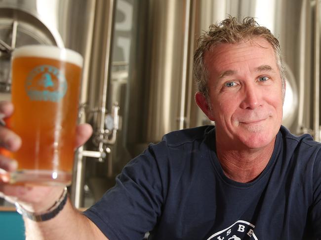 Jeff Crow runs Bells Beach Brewing in Torquay, and  is the newly-appointed president of the Torquay Chamber of Commerce. Picture: Alison Wynd