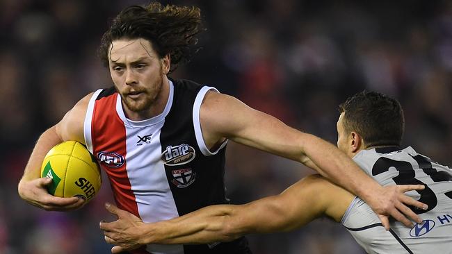 St Kilda star Jack Steven will spend time away from the club. Picture: AAP