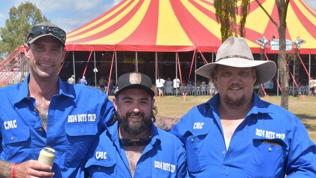 Joel, Blake and Elbow at CMC Rocks 2024. Picture: Aaron Goodwin