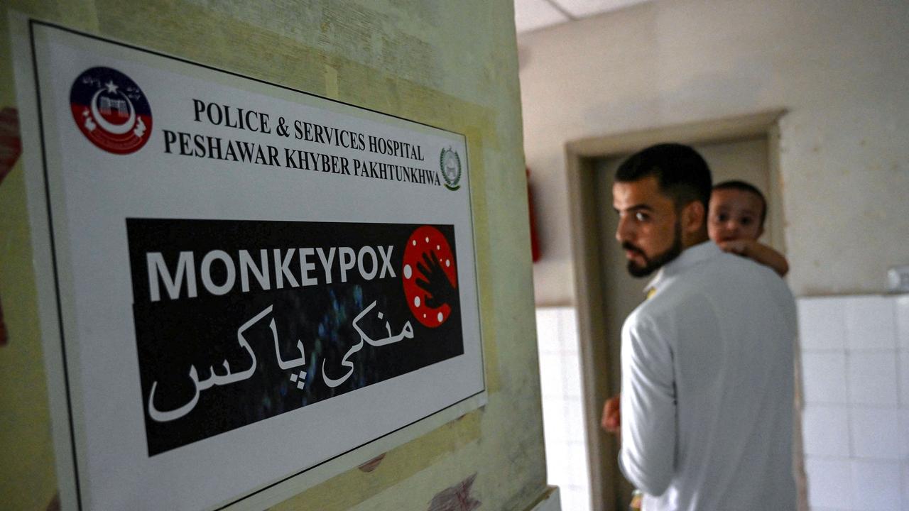 Isolation wards for mpox patients are being set up around the world, like this one in Pakistan. Picture: Abdul Majeed/AFP