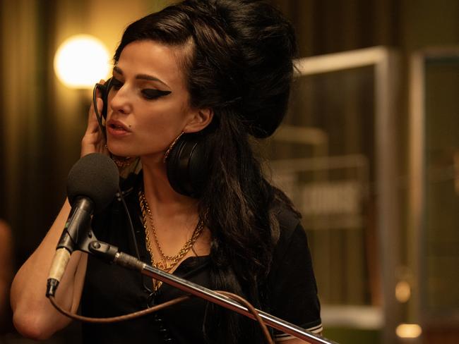 Marisa Abela in a scene from the Amy Winehouse biopic Back To Black.