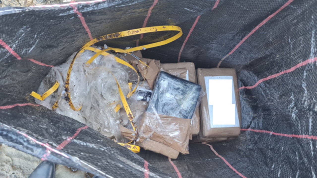 Police are investigating after a number of packages, believed to contain about 124kg of cocaine, washed up on NSW beaches over the past week. Picture: NSW Police