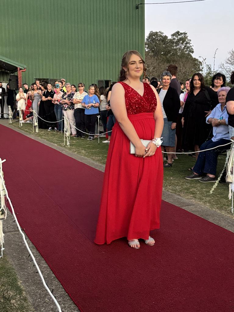 The students from Nanango State School celebrate their formal.