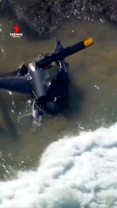 Helicopter crash injures three off Point Lonsdale