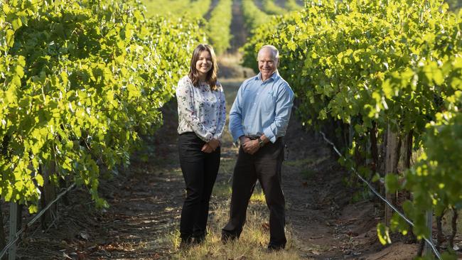 Location, location: ANZ South Australia agribusiness manager Steve Radeski with University of Adelaide graduate Felicity Jones, who is taking part in ANZ's 18-month agribusiness grad program. Pictures: Matthew Turner