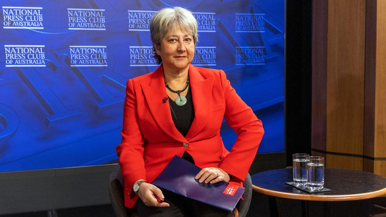 She used her speech to talk about Australia and the UK’s history and future. Picture: NCA NewsWire / Gary Ramage