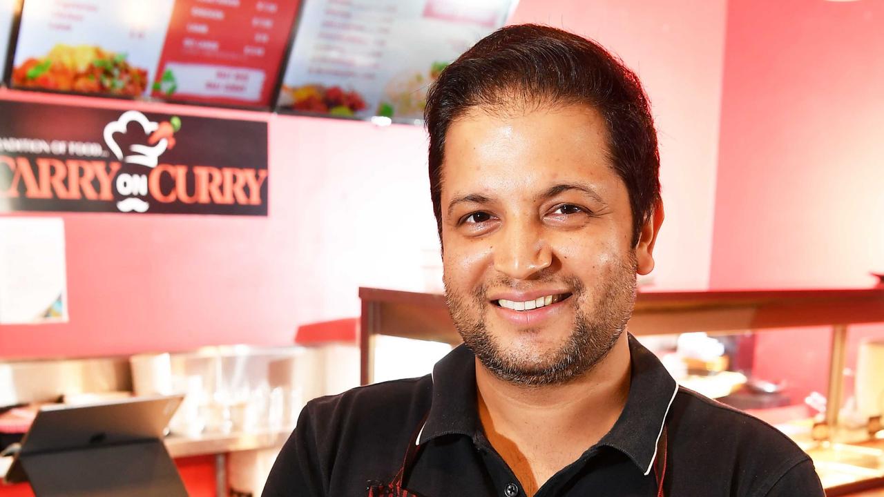 Indian restaurant owner Shappy Sapija of Carry On Curry, Mooloolaba. Picture: Patrick Woods.