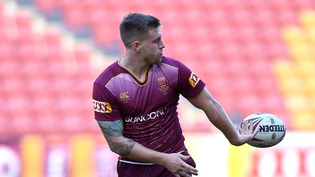 Cameron Munster trains ahead of his Queensland debut. Photo: Getty Images