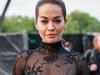 Rita Ora stuns in see-through lace dress