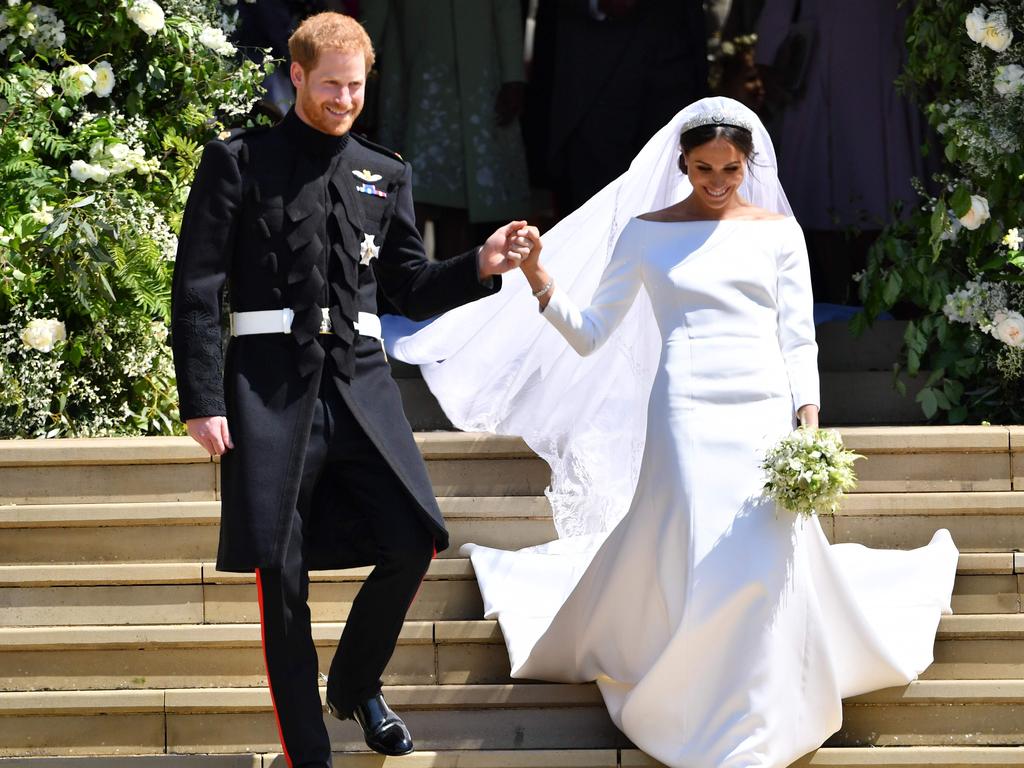 There was much excitement and anticipation before Prince Harry and Meghan Markle’s 2018 wedding. Picture: Ben Stansall/AFP