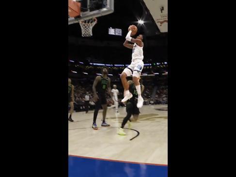Ja Morant shows aerial prowess in NBA return game: "too small"