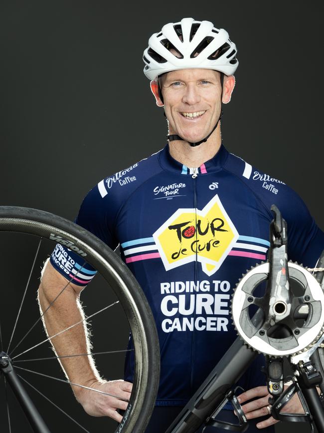 Chris Hennessey will ride in the Tour de Cure in March. Picture: Renae Droop/RDW Photography