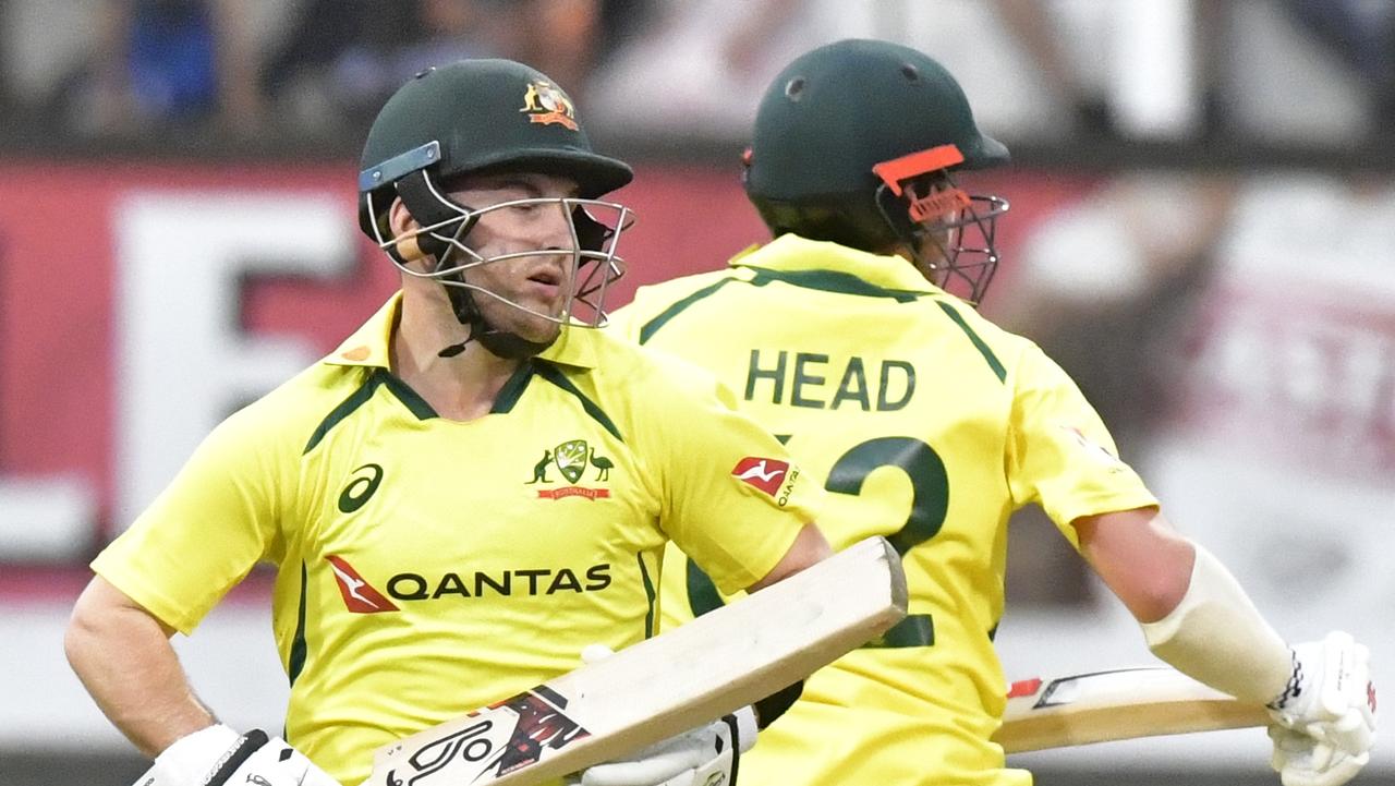 Travis Head and Josh Inglis of Australia. Photo by Sydney Seshibedi/Gallo Images/Getty Images