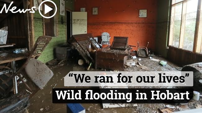 “We ran for our lives”: Hobart flooding terror