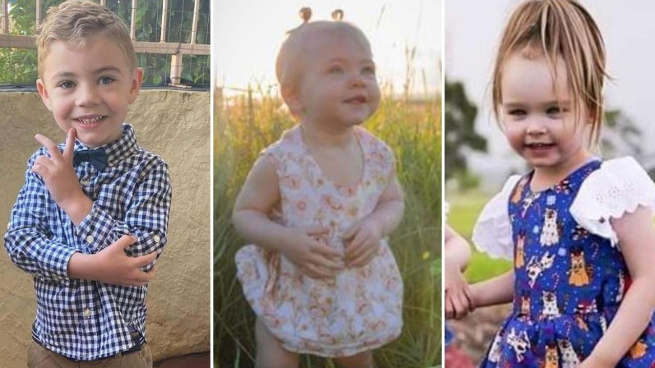 Harvey Swinton, 3, Ruby Sage Mason, 1, and Isla and Ava Davis-Cook, 3, are winners in The Chronicle's top 10 cutest toddlers of Toowoomba competition.