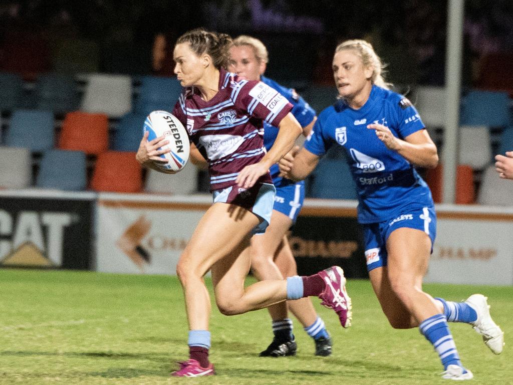 Jessica Powell was one of the CQ Capras’ most consistent performers. Photo: Brendan Kirkman