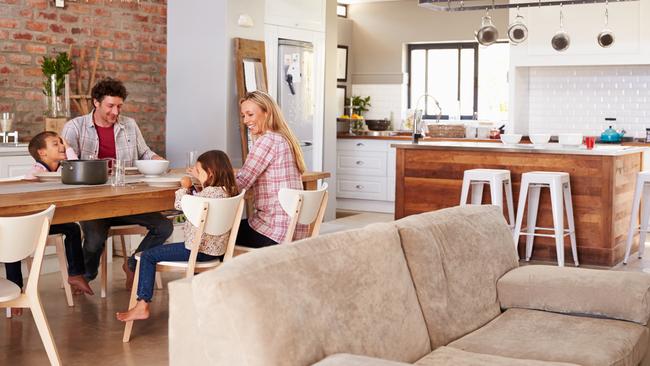 Why not combine cooking, eating, relaxing and chatting as a family within a single great space?