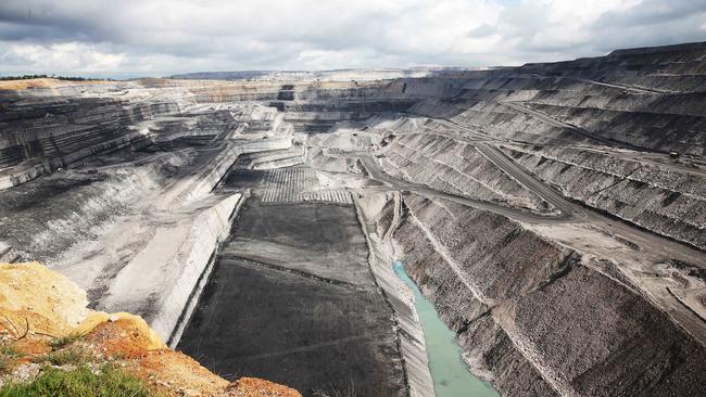 Glencore's massive Ravensworth open cut coal mine north west of Singleton, NSW. Picture: NCA NewsWire/Peter Lorimer.