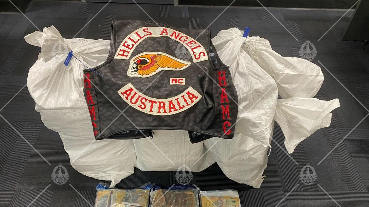 Hells Angels vest, drugs and gun seized in Darwin bikie raids