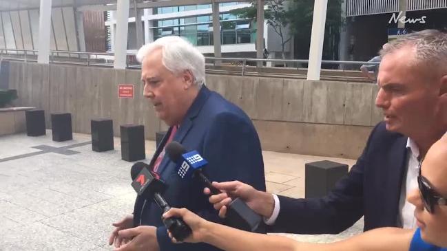 Clive Palmer at the Federal Court in Brisbane