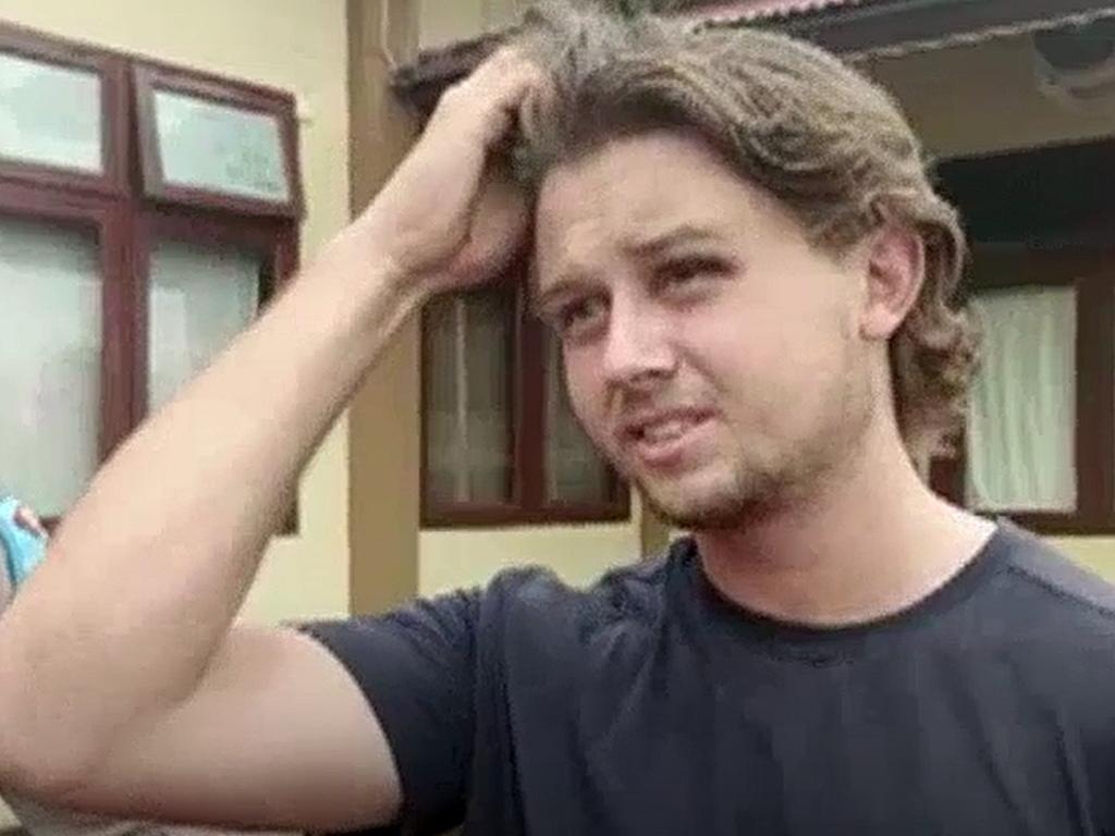 Bodhi Mani Risby-Jones, 23, was taken into custody in the Indonesian province of Aceh after allegedly terrorising a conservative beach village on the tiny North Sumatran island.