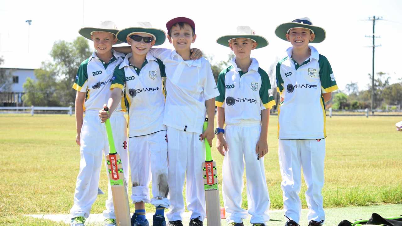 Junior cricket is a great place to make mates. Picture: James Liveris