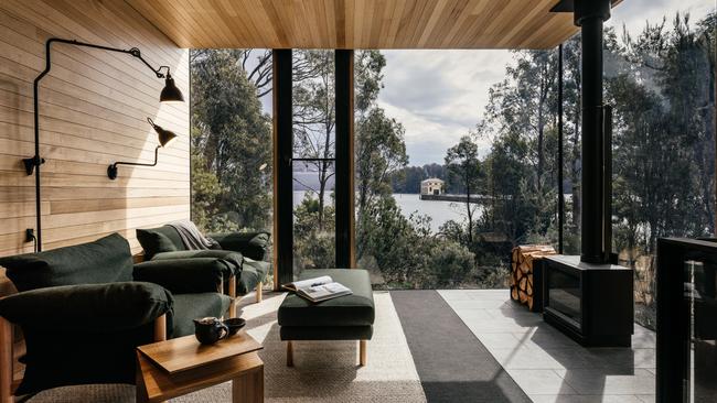 The Retreat at Pumphouse Point, Lake St Clair, Tasmania.