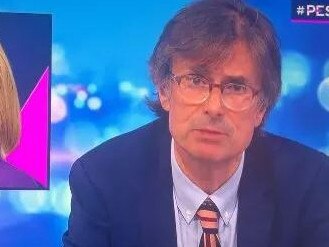 Robert Peston made the slip-up live on ITV. Picture: ITV