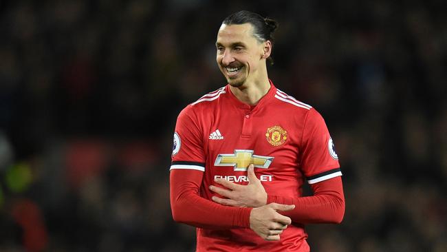 Zlatan Ibrahimovic. / AFP PHOTO / Oli SCARFF