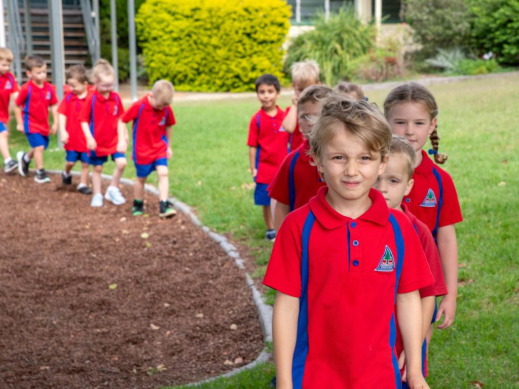 MY FIRST YEAR: Vale View State School Prep students, February, 2024. Picture: Bev Lacey